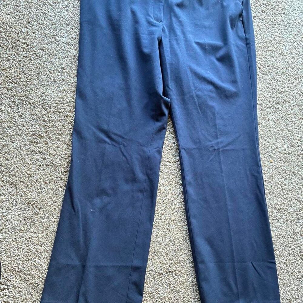 Talbots Women's Navy and Black Trousers